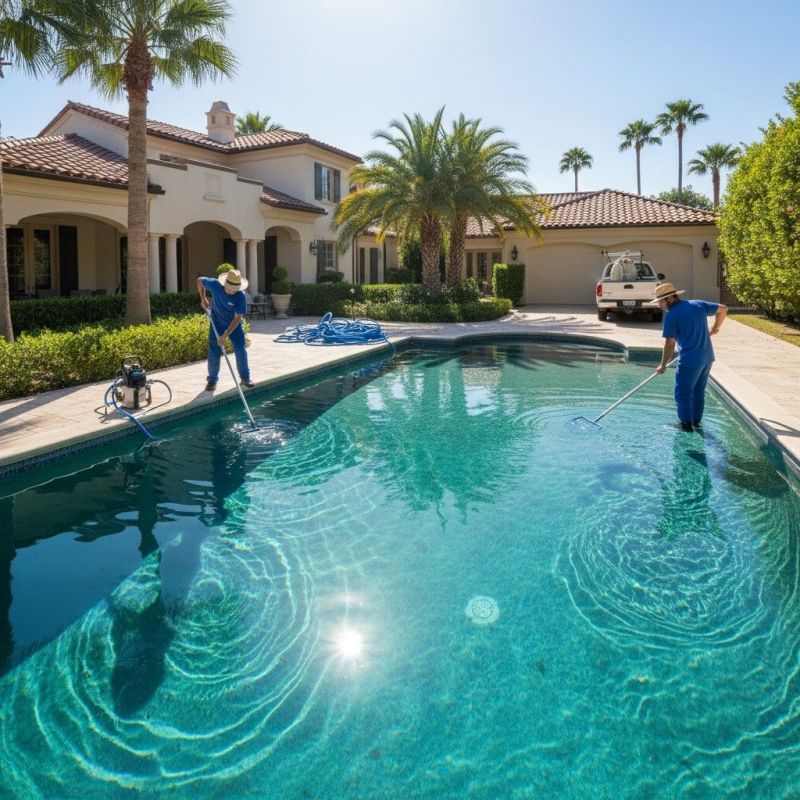 Pool Area Power Washing detail